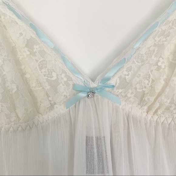 Apt. 9 sheer/lace babydoll - Picture 1 of 3